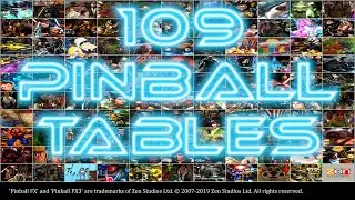 109 Zen Pinball tables in this video !