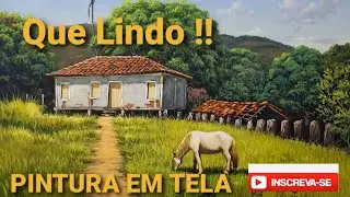 PINTURA EM TELA/ ARTISTA ALEXANDRE FREITAS