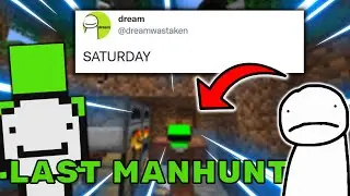 Youtubers and Streamers React To Dream Annoucing His Last Manhunt Ever!! Leaked ft Awesamdude, Tina