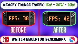 LEGION GO Memory Timings BOOST tested on Nintendo Switch Emulator