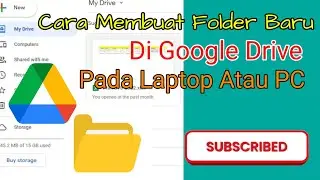 How to Create a New Folder in Google Drive on a Laptop or PC