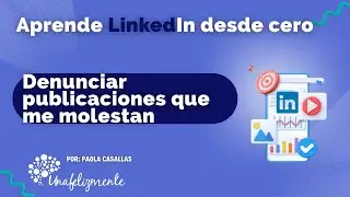 COMO APRENDER LINKEDIN DESDE CERO: Denunciar publicaciones que me molestan en LinkedIn