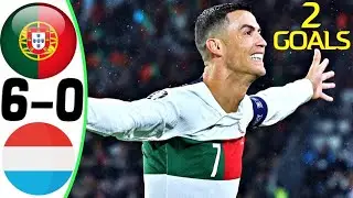 Cristiano Ronaldo Scores Another Brace Portugal vs Luxembourg Highlights