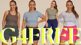 Curvy Midisze G4Free Activewear Try On | Small Waist - Big Butt Haul | Size 8-10 & M-L +10% OFF Code