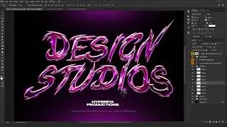 Chrome Text Effect / Logo Style (PSD)