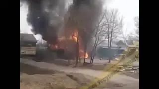 Пожар на СТО