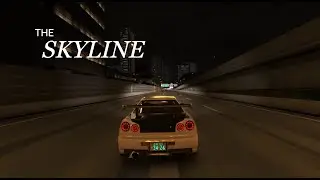 The SKYLINE  Vibe / Night Drive Dark Techno / Industrial / Cyberpunk / Darksynth / Assetto Corsa