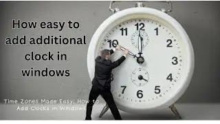 How to add second clock in windows | How to add additional clock in windows 11 ⏰