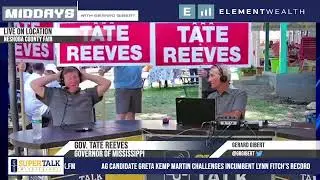 Gov. Tate Reeves LIVE from Neshoba Co Fair