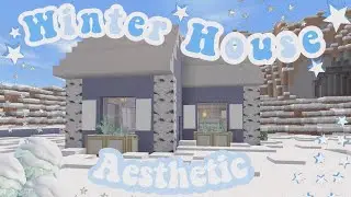 cozy winter house- aesthetic minecraft speedbuild ☁️❄️