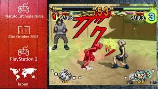 Console Fighting Games of 2003 - Naruto Ultimate Ninja