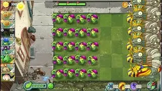 Plants Vs Zombies 2 Dusk Lobber Max Level 20000 VS All Zombies