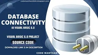 Database Connectivity in Visual Basic 6 | ADODC Database Connectivity in Visual Basic 6