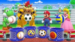 Super Mario Party - All Co-Op Minigames