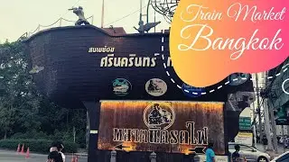 Bangkok Train Market || Bangkok Street Food