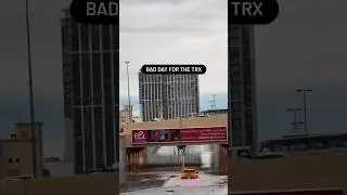 Dodge Ram TRX sunked in dubai flood #heavyrain #uae