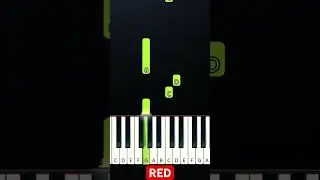 Descendants: Rise of Red - Red (Easy Beginner Piano Tutorial)
