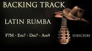 Backing Track Flamenco Spanish Rumba F - Em - Dm - Am