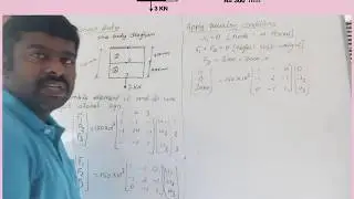 Using  FINITE ELEMENT METHOD  Problem based on One Dimensional Linear Bar Element [Problem 1]