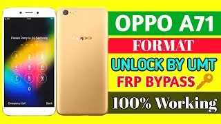 Oppo A71 unlock|| Formating|| Frp umt dongle by hand bypass||mobile clinic