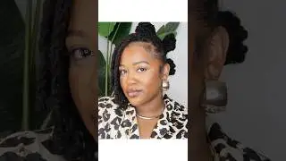 Styling my loc bob #locs #locstyles #hairinspo