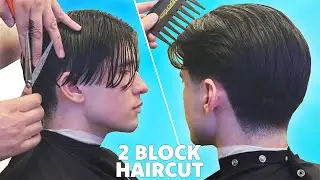 Two block haircut tutorial live