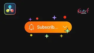 YouTube's New Subscribe Button Animation DaVinci Resolve | Davinci Resolve