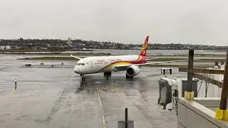 Hainan 787 pulls in at Logan
