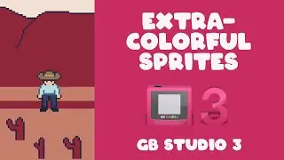Platformer mode basics and advanced colored sprites - GB Studio 3 tutorial