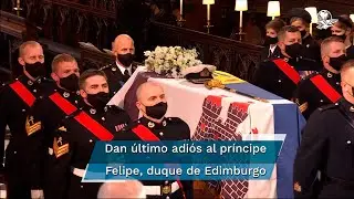 Así fue el cortejo fúnebre del príncipe Felipe, esposo de la reina Isabel II