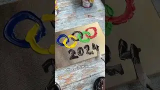 🥇Ako päť olympijských kruhov v rôznych farbách reprezentuje päť kontinentov 🎨 #artmie #olympics