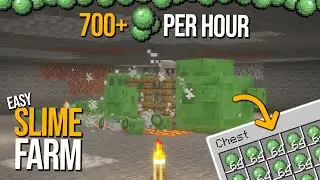 EASY + STACKABLE Slime Farm | (No Beacon Needed)