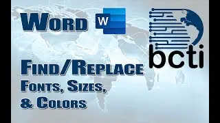 Microsoft Word - Find Replace Font Replacement Trick