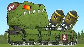 Difficult Battle of Hybrid Tanks - Cartoons about tanks