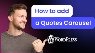 How to add a Quotes Carousel to WordPress