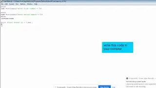 HOW TO MAKE A CALCULATOR IN PYTHON VERY EASY WAY