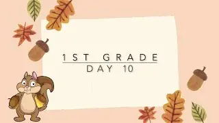 BSD Home Activities September- Squirrel Theme-  First Grade Day 10