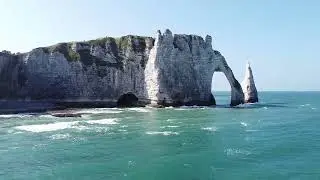 Coast Etretat Normandy France Sea Ocean Sky