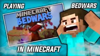 Playing bed wars in Minecraft with my little brother|Playing *bed wars*in Minecraft pocket edition