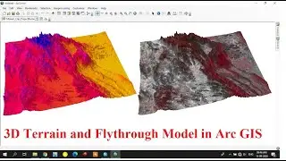 3D Terrain and Flythrough Model in Arc GIS