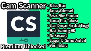 Tutorial CamScanner Terbaru 2023 | No Watermark | Support Semua Android | No PW | Test Android 13