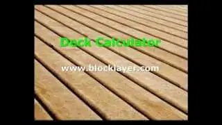 Deck Board Calculator - www.blocklayer.com