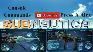 Subnautica | Console Commands | Reaper Leviathan & Sea Dragon