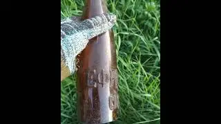 Попалась нечастая пивная бутылка из царской России.