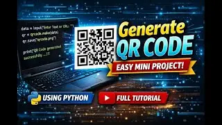Python QR Code Generator Project 🔳 | Mini Project Using Python