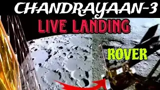 Chandrayaan-3 soft landing live video || ISRO - INDIA || soft landing on the moon surface ||