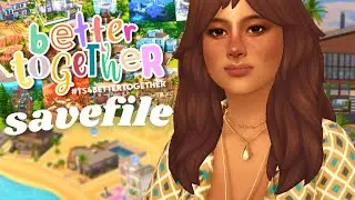 better together: a base game compatible save file⭐(new residential & community lots)  | sims 4