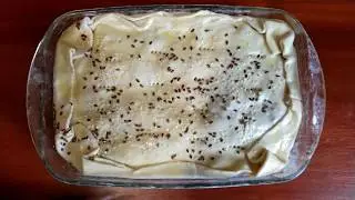 Пирог со шпинатом и грибами