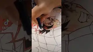 drawing kamado tanjiro (hinokami kagura)