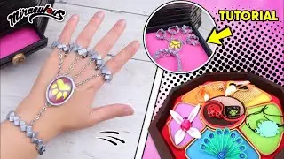 DIY Новый Леди Баг и Супер-кот | Как сделать Тигровый Чудо-жук браслет с кольцами Panjas Roaar Kwami